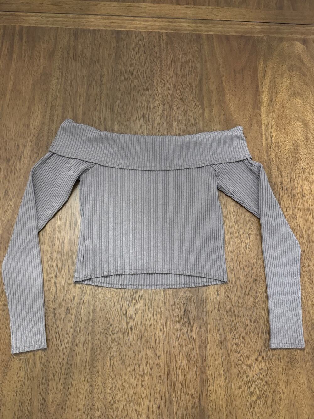 Wild Fable Off the Shoulder top - XL - taupe